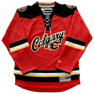 Calgary Flames Alternate Reebok Premier Size L