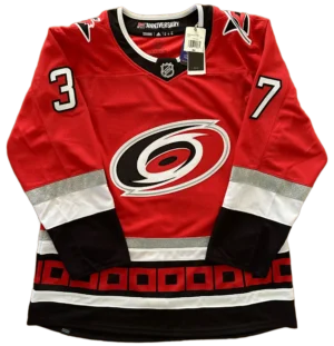 Carolina Hurricanes 20th Anniversary Adidas PrimeGreen Size 56 - Svechnikov