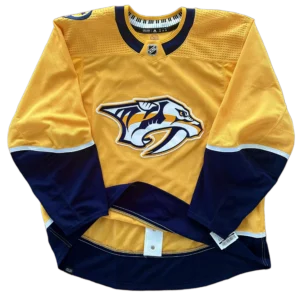 Nashville Predators Home Adidas Authentic PrimeGreen MiC Size 58